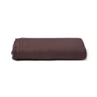 Csokoládébarna View takaró 100% organikus pamutból, könnyű és puha textúrával, 130×190 cm