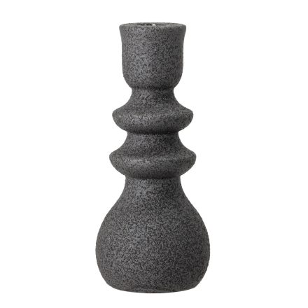 Emie fekete gyertyatartó 19 cm