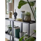 Bloomingville Loups fekete moduláris vas könyvespolc – porszórt, megfordítható polclapokkal, modern skandináv dizájn, 59×90×38 cm