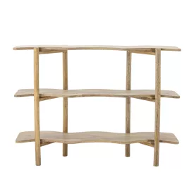 Bloomingville Rivoli natúr mangófa tárolóbútor – FSC® 100%, modern lakkozott dizájn, vas részletekkel, 110×80×30 cm