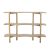 Bloomingville Rivoli natúr mangófa tárolóbútor – FSC® 100%, modern lakkozott dizájn, vas részletekkel, 110×80×30 cm