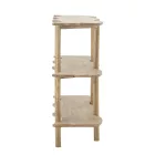 Bloomingville Rivoli natúr mangófa tárolóbútor – FSC® 100%, modern lakkozott dizájn, vas részletekkel, 110×80×30 cm