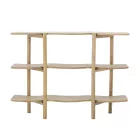 Bloomingville Rivoli natúr mangófa tárolóbútor – FSC® 100%, modern lakkozott dizájn, vas részletekkel, 110×80×30 cm