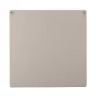 Bloomingville Graphia barna MDF könyvespolc – modern falipolc kis és nagy rekeszekkel, 48×48 cm