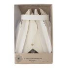 Bloomingville Elijas fehér LED-es világító papírcsillag, 50 cm, skandináv karácsonyi ablakdekoráció 